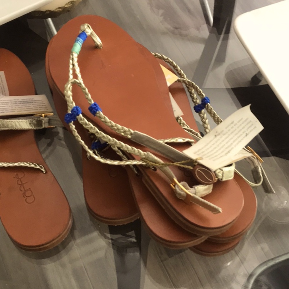 Brand new with tag hand made sandals from Colombia